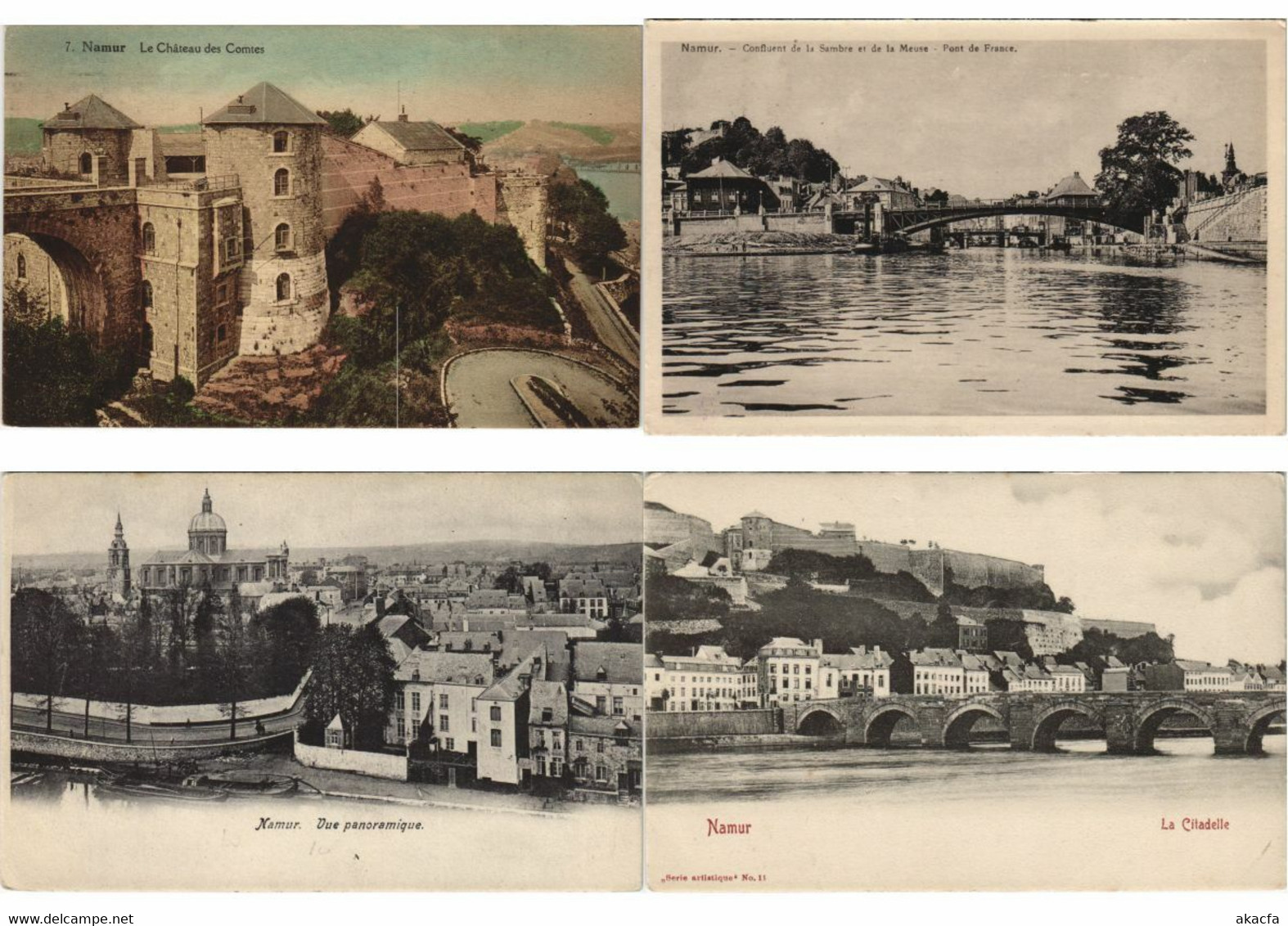 BELGIUM NAMUR 160 Vintage Postcards Pre-1940 (L5132) - Collections & Lots