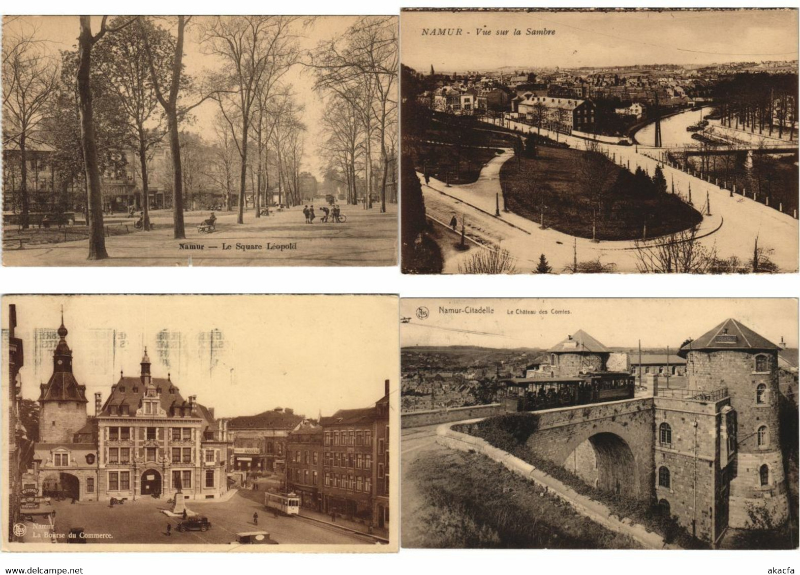 BELGIUM NAMUR 160 Vintage Postcards Pre-1940 (L5132)