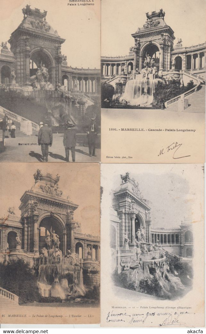 MARSEILLE (DEP 13) LE PALAIS LONGCHAMP France 163 Vintage Postcards (L5843) - Cinq Avenues, Chave, Blancarde, Chutes Lavies