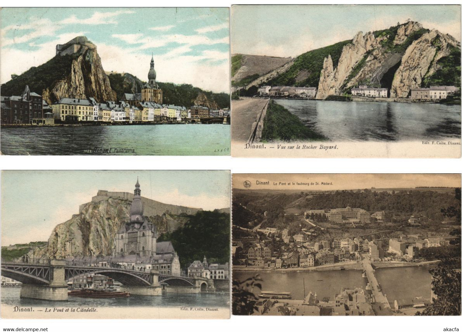 DNINANT BELGIUM 250 Vintage Postcards Pre-1940 (L5242) - Verzamelingen & Kavels