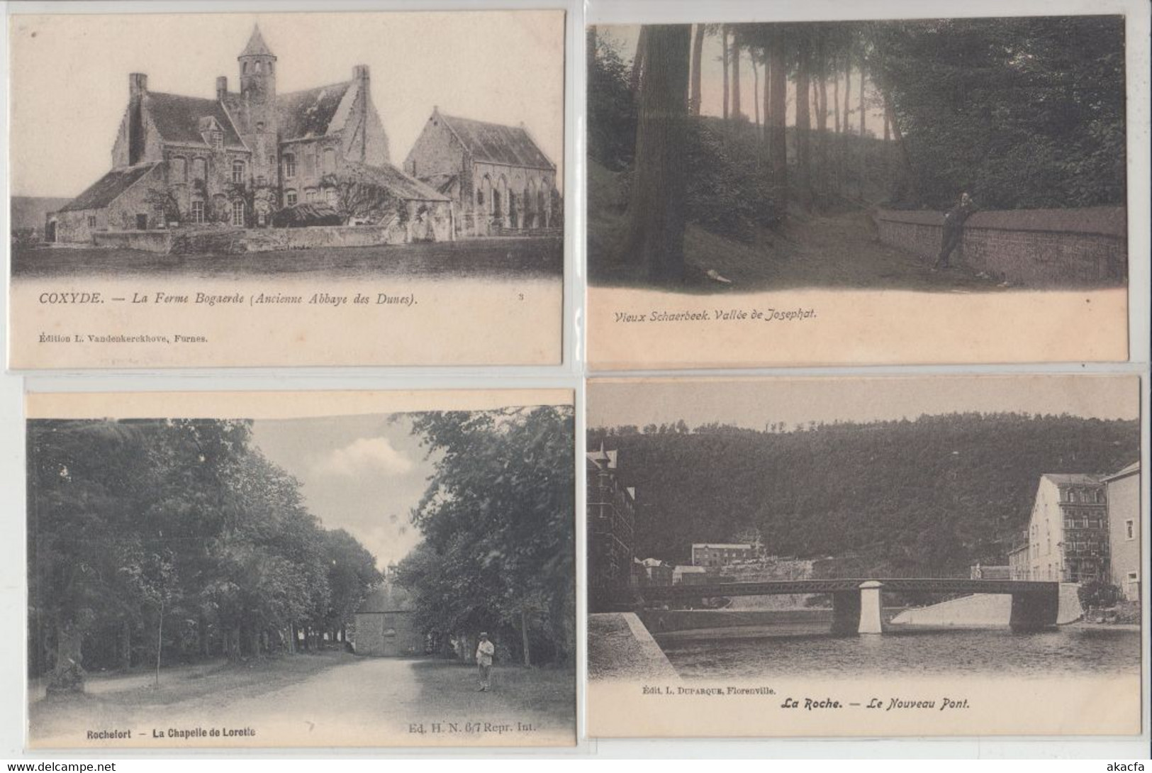 BELGIUM BELGIQUE 172 Vintage Postcards Mostly pre-1920 (L5912)