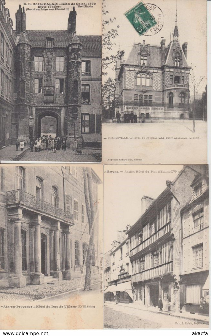 CASTLE HOTELS FRANCE 400 Vintage Postcards pre-1940 (L2742)