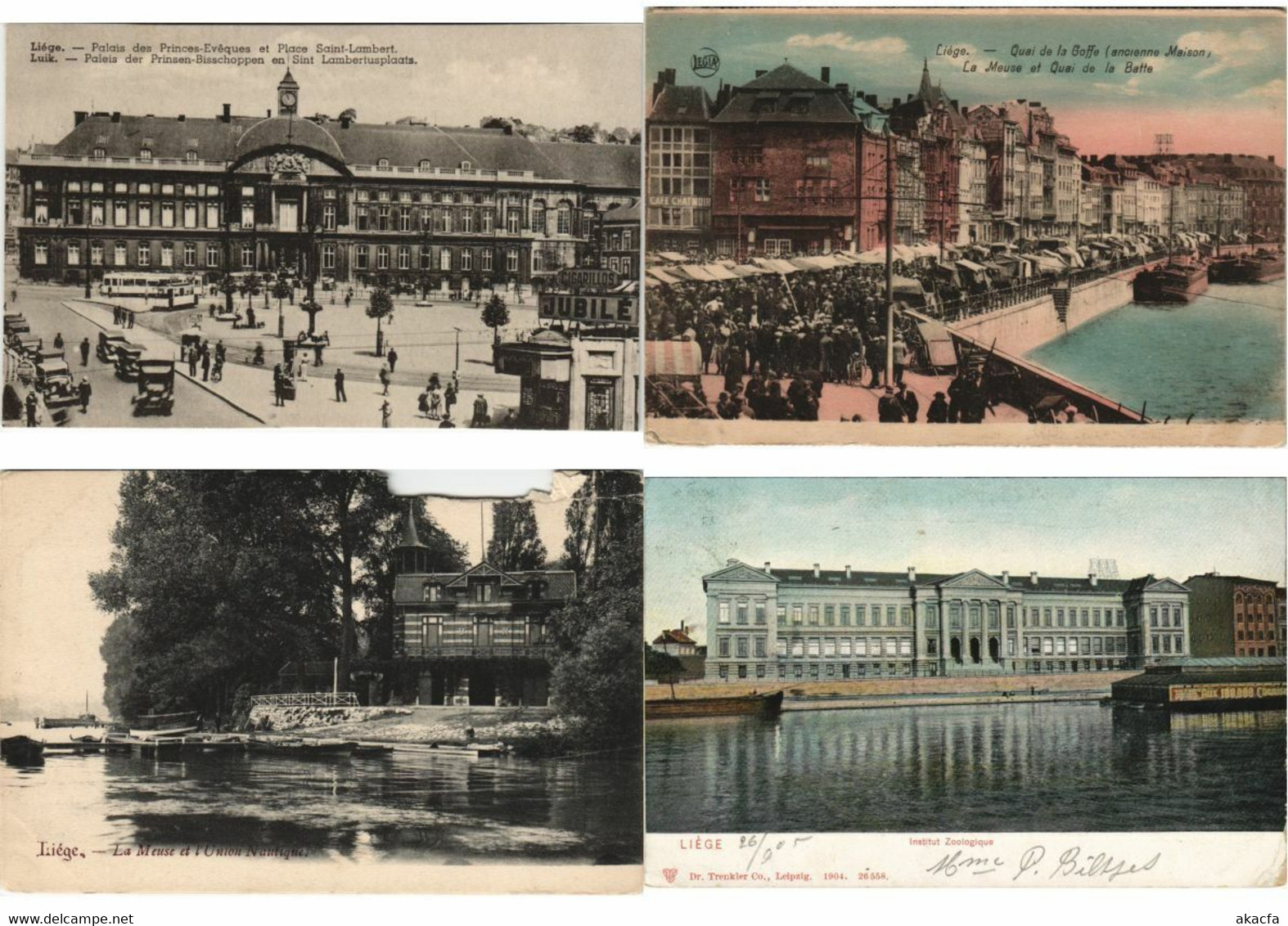 BELGIUM LIEGE LUIK 400 Vintage Postcards Pre-1940 (L5135) - Collections & Lots