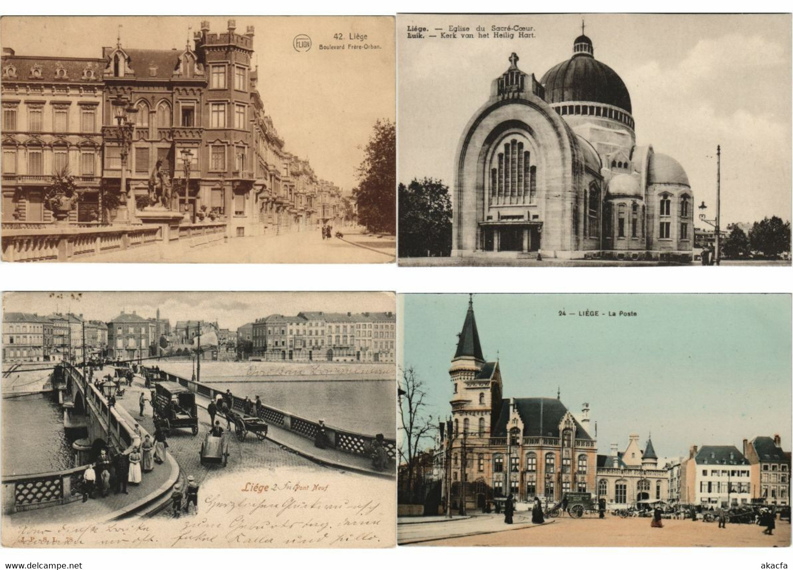 BELGIUM LIEGE LUIK 400 Vintage Postcards Pre-1940 (L5135) - Verzamelingen & Kavels