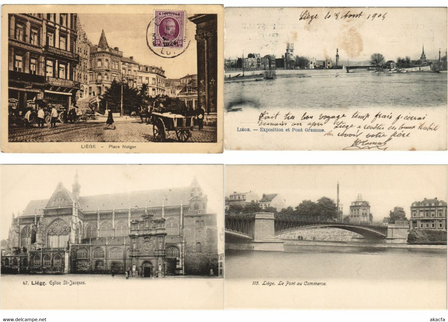 BELGIUM LIEGE LUIK 400 Vintage Postcards Pre-1940 (L5135) - Verzamelingen & Kavels