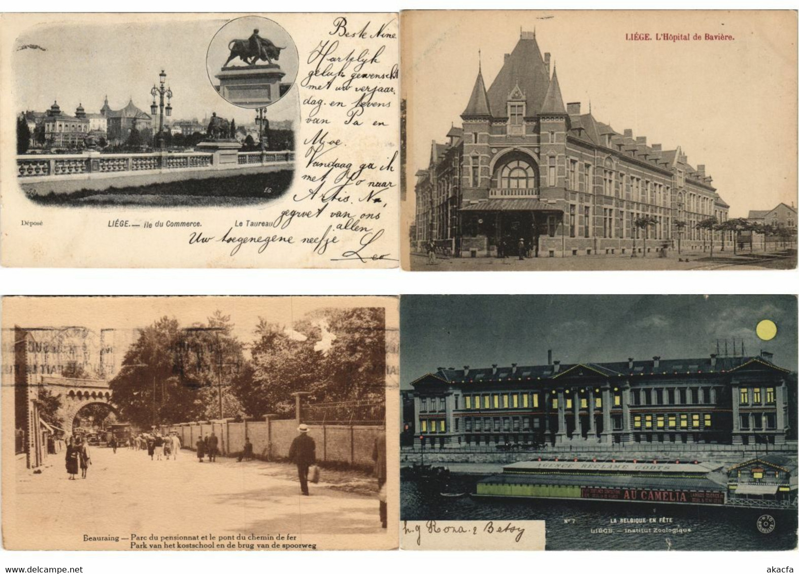 BELGIUM LIEGE LUIK 400 Vintage Postcards Pre-1940 (L5135)