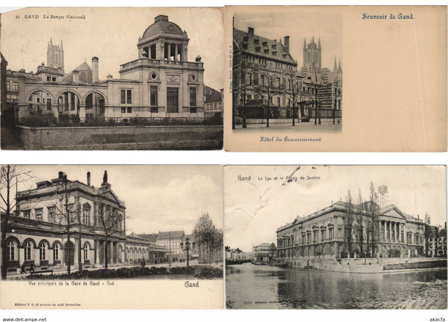 GAND GENT BELGIUM 400 Vintage Postcards Pre-1940 (L5240) - Colecciones Y Lotes