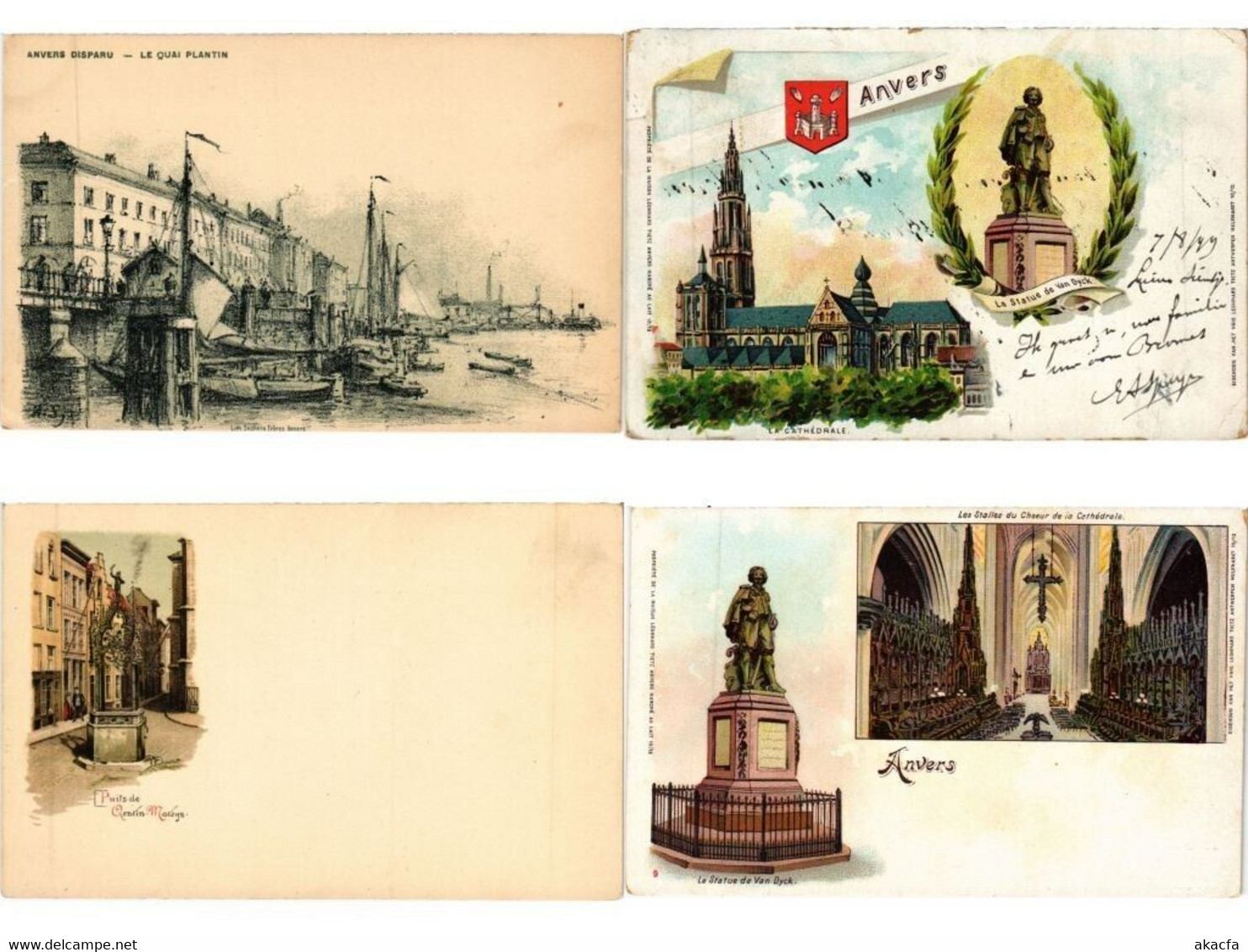 ANTWERP ANVERS ANTWERPEN BELGIUM 1000 Vintage Postcards Mostly pre-1950 (L5569)