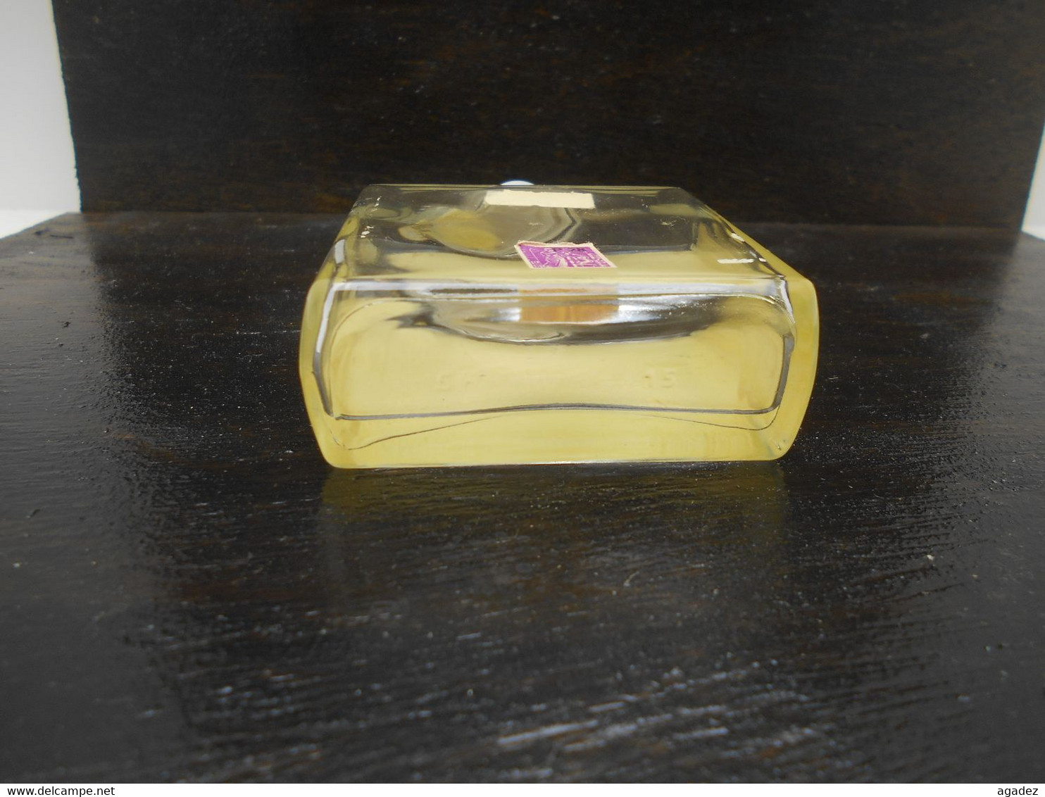 Ancien Flacon Parfum Triple Extrait D'eau De Cologne  Velouderma - Flacons (vides)