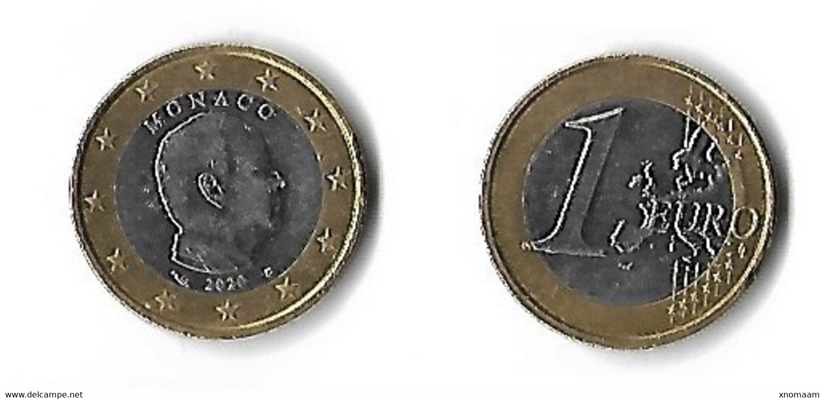 Monaco 2020  1 Euro - Other & Unclassified