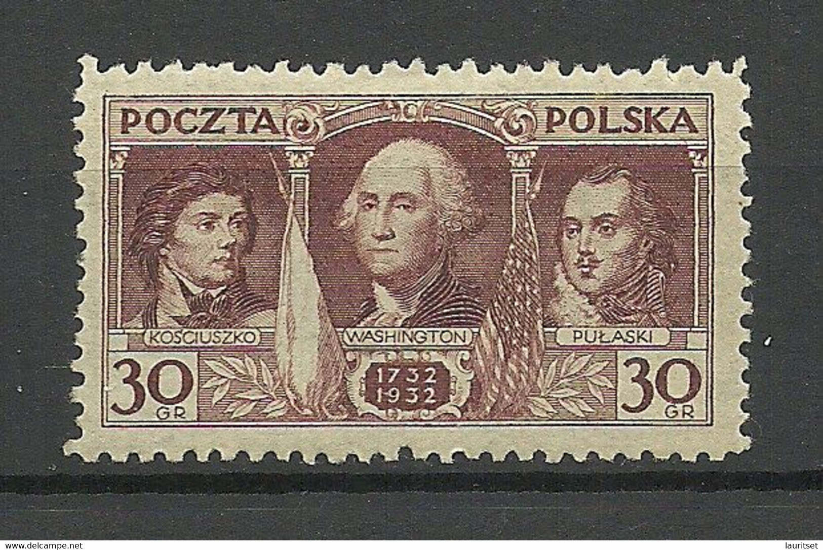 POLEN Poland 1932 Michel 271 * G. Washington - George Washington