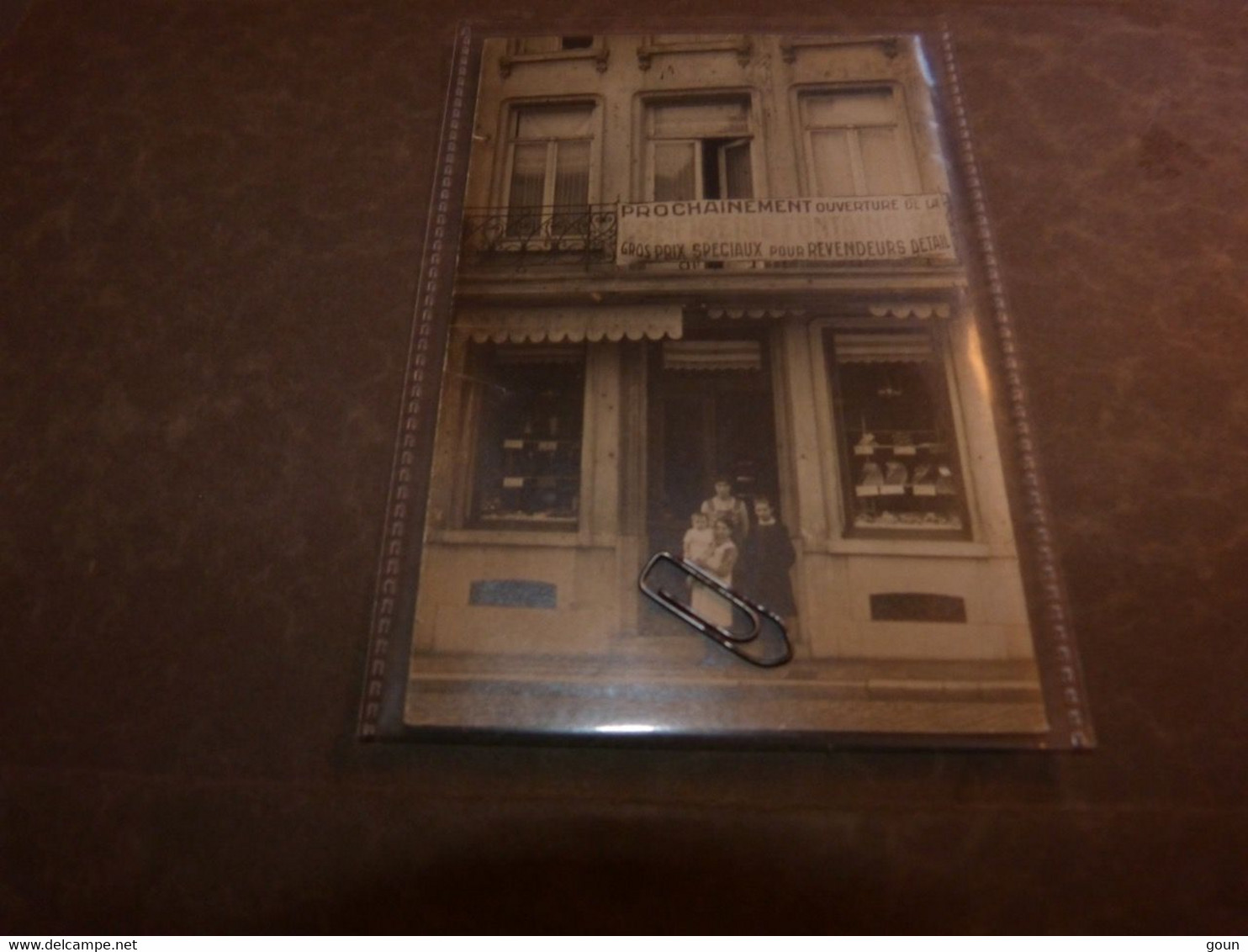 Carte Photo Fontaine L'Evêque Rue Paré Confiserie Fontainoise - Fontaine-l'Eveque