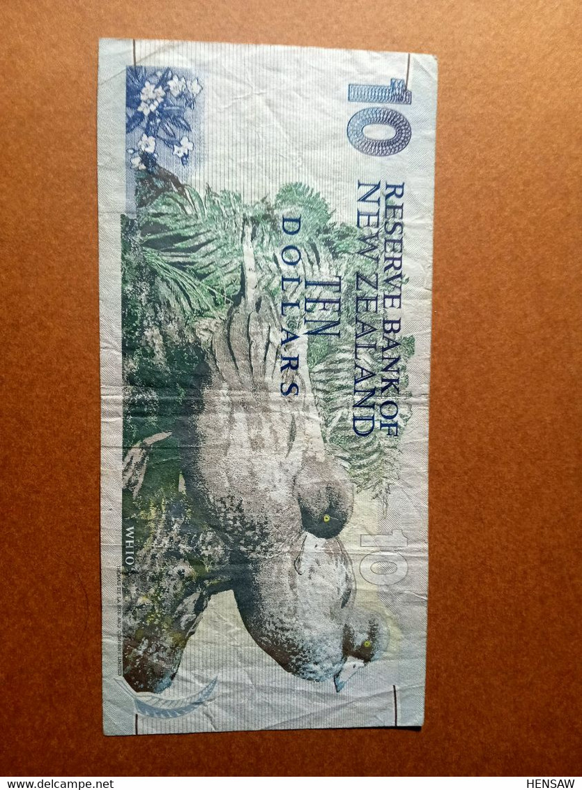 NEW ZEALAND 10 DOLLARS 1992 P 178 USED USADO - Neuseeland