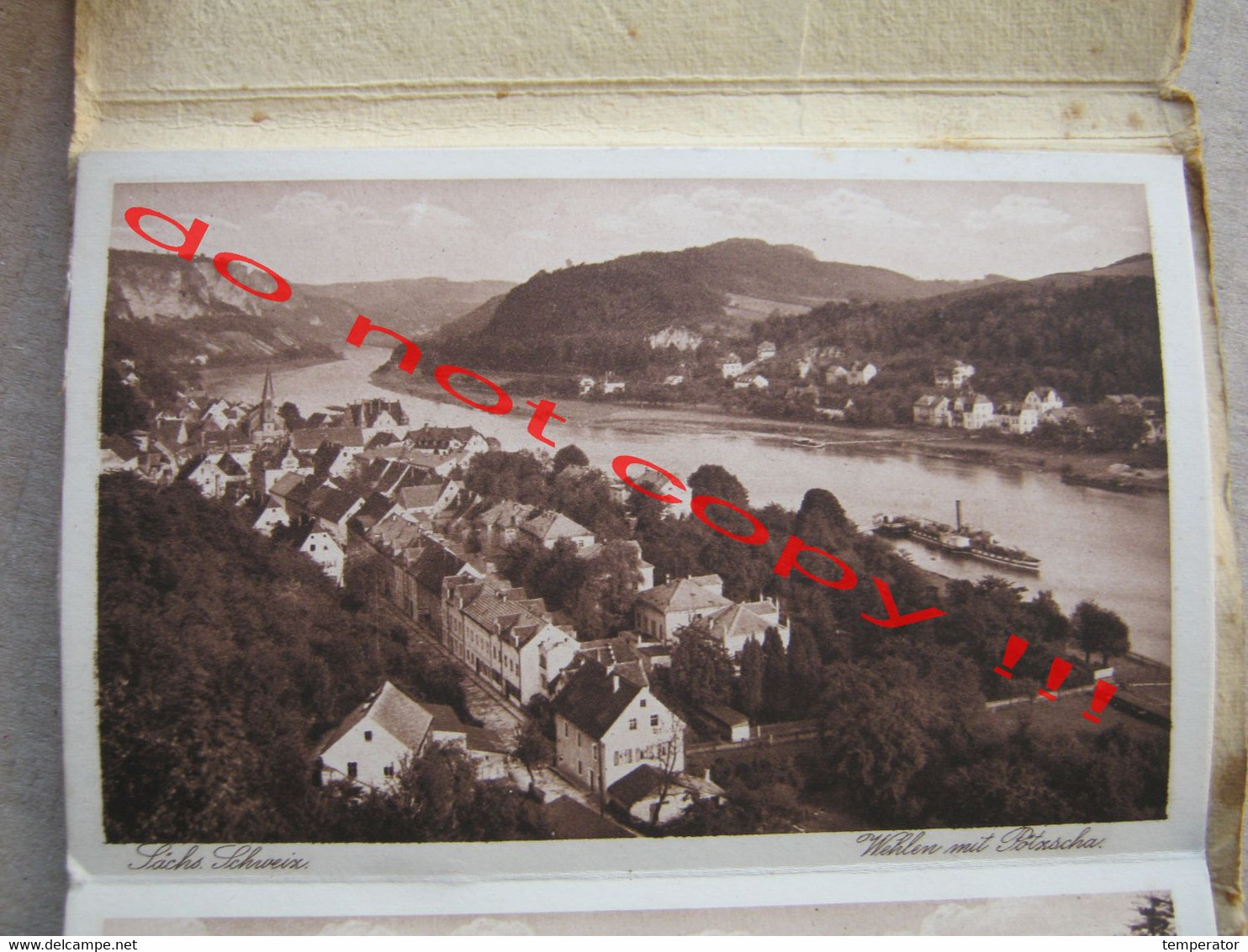 Germany / Album Der SÄCHS SCHWEIZ - 12 Karten In Echtem Kupfertiefdruck ( Verlag Philipp Krebs ) - Bastei (sächs. Schweiz)