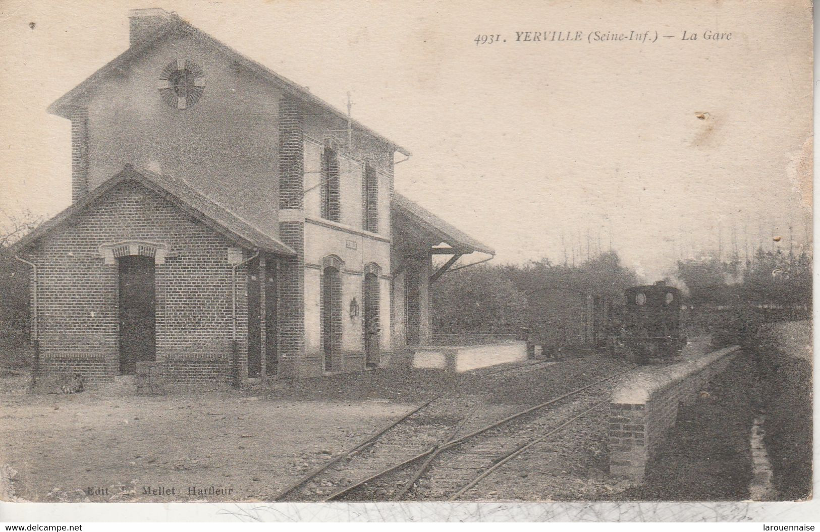 76 - YERVILLE - La Gare - Yerville