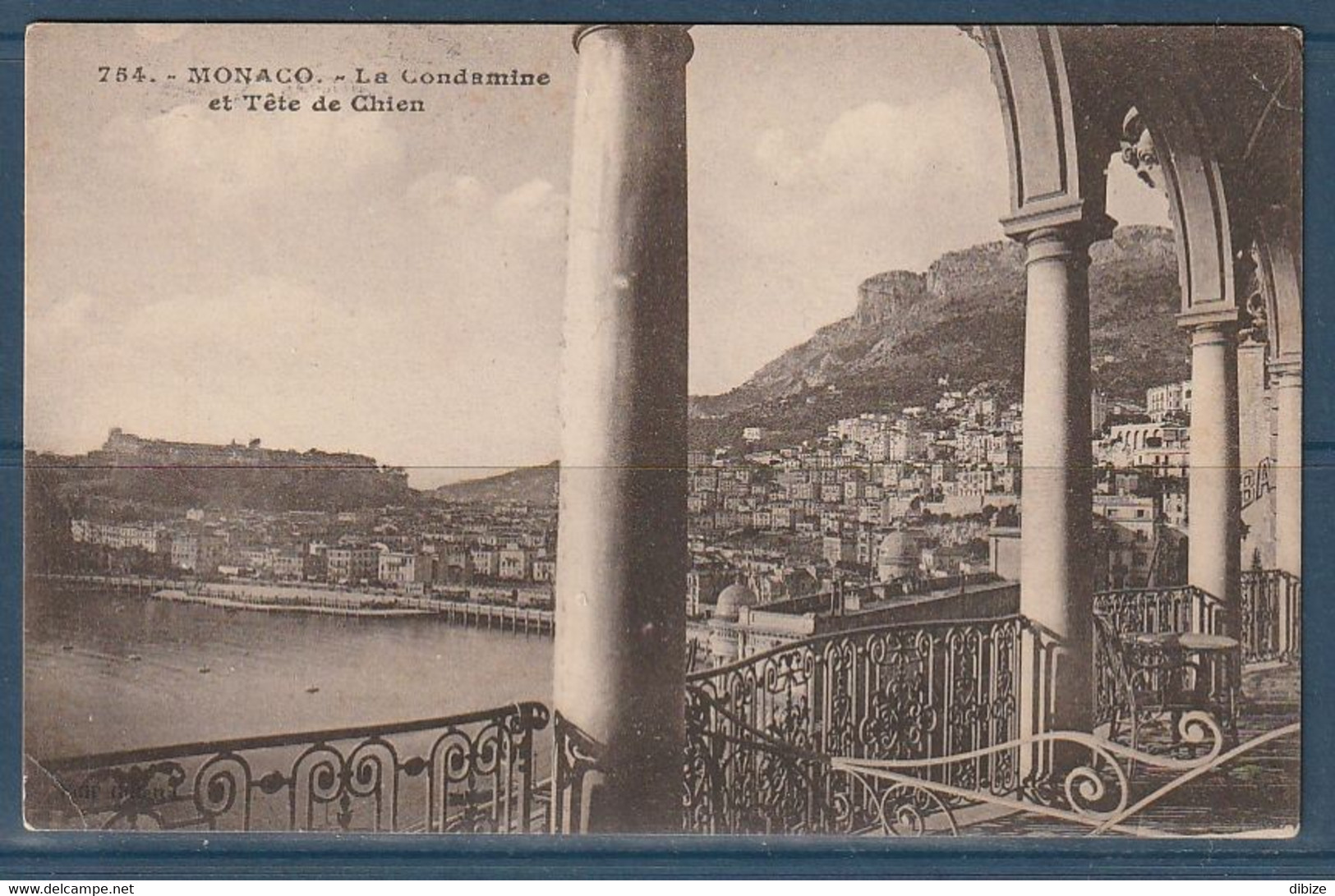 Carte Postale. Monaco. Le Condamine Et Tête De Chien. Etat Moyen - La Condamine