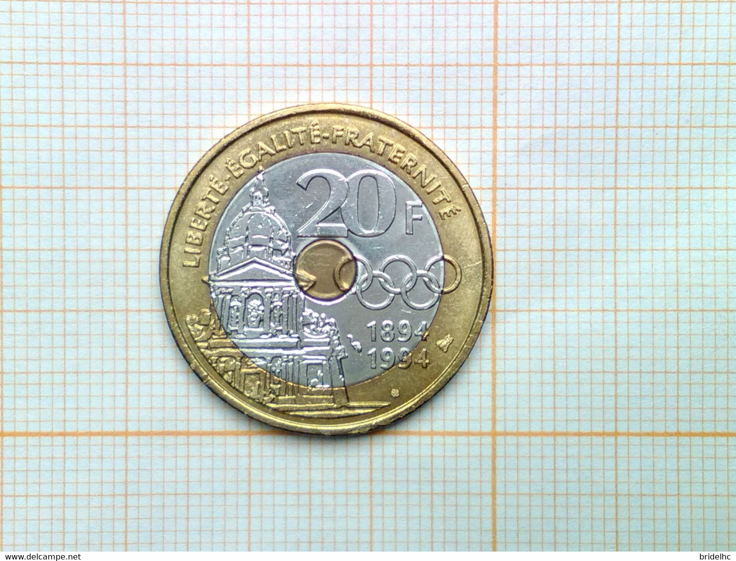 20 Francs Pierre De Coubertin 1994 - 20 Francs