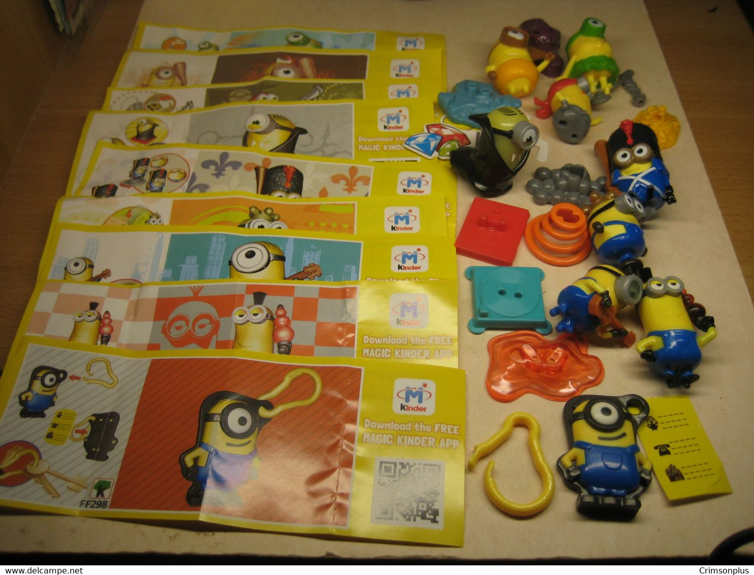 2015 Ferrero - Kinder Surprise -  FF290 - FF298 - Minions - Complete Set + 10 BPZ's - Monoblocchi