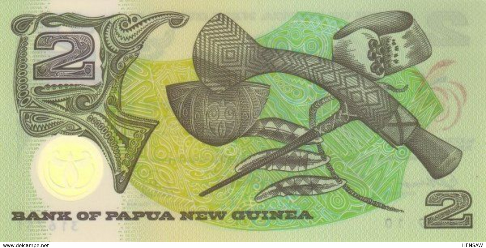 PAPUA NEW GUINEA 2 KINAS P 12 1991 UNC SC NUEVO - Papua New Guinea