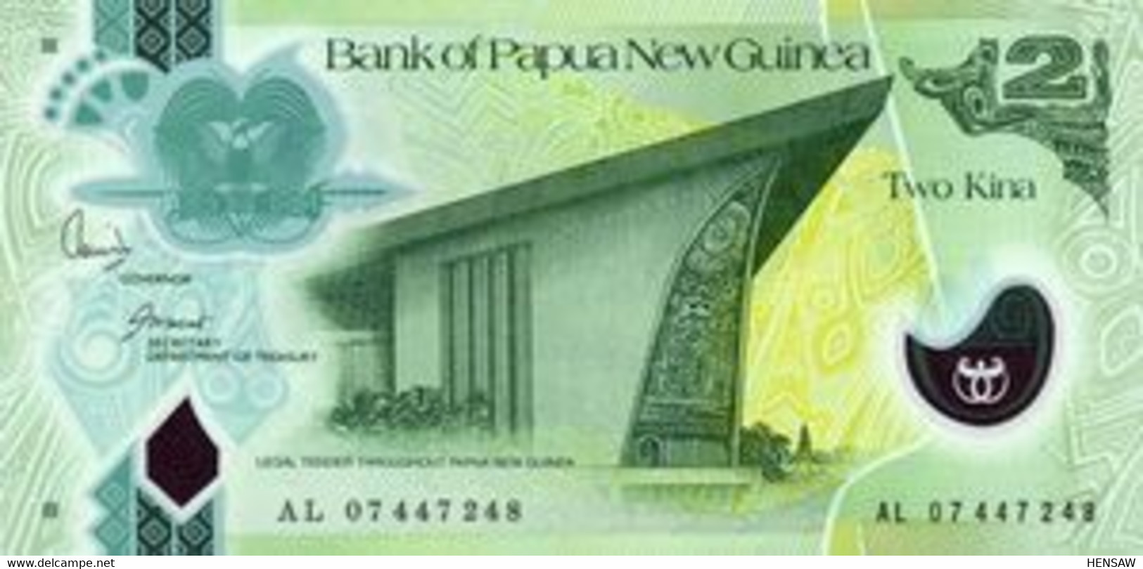 PAPUA NEW GUINEA 2 KINAS 2007 P 28 UNC SC NUEVO - Papoea-Nieuw-Guinea