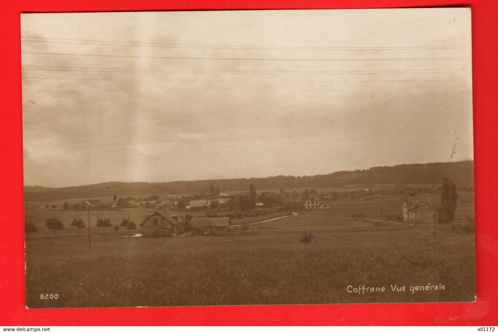 DAI-19  Plateau De Coffrane , Vue Générale. Perrochet-Matile. 8200   Circ. 1923 Vers Ziefen - Coffrane