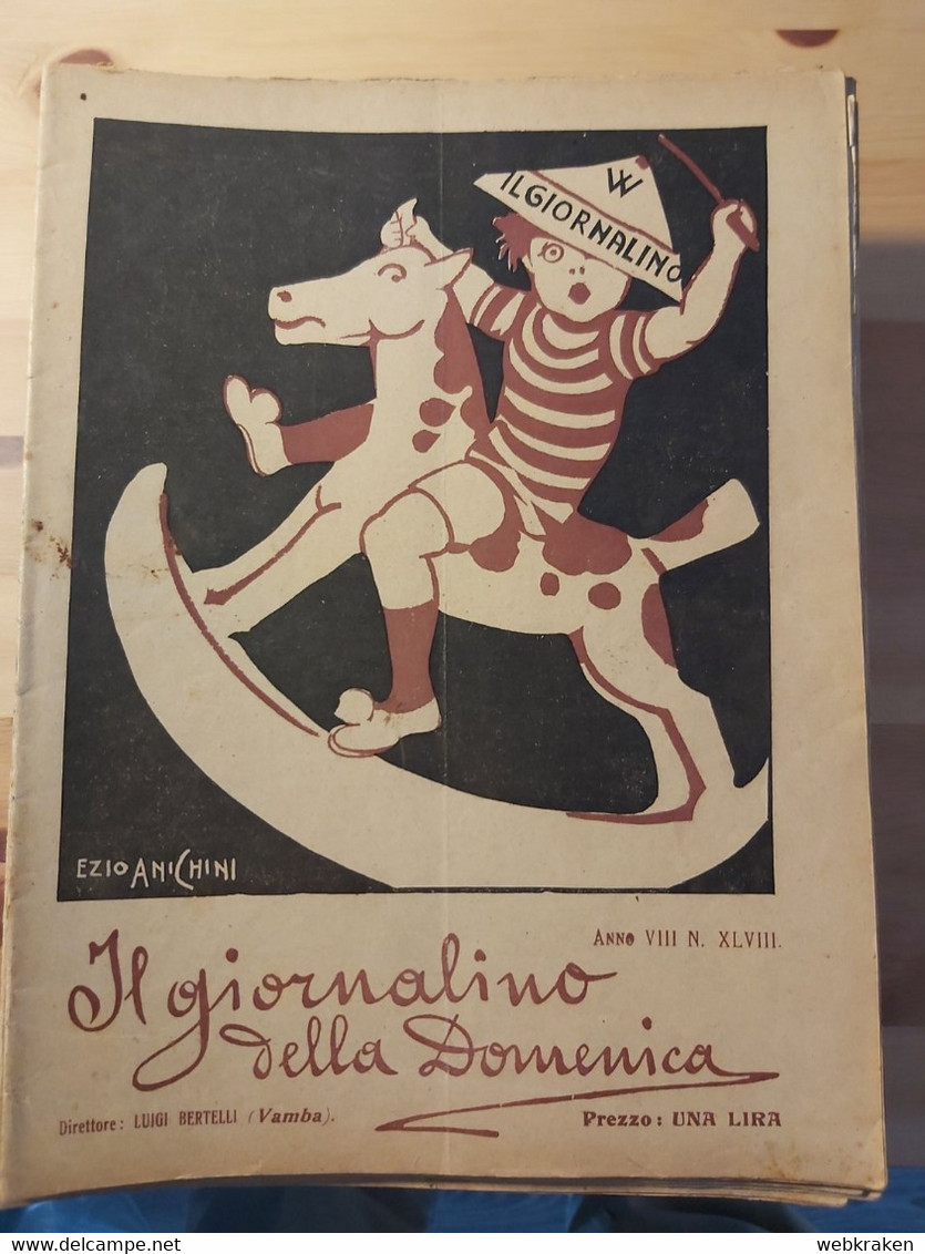 RIVISTA PER RAGAZZI IL GIORNALINO DELLA DOMENICA DI LUIGI BERTELLI VAMBA ANNO VIII NR. XLVIII NR. 48 - Kinder Und Jugend