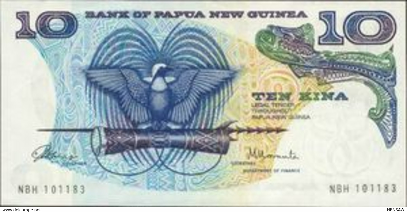 PAPUA NEW GUINEA 10 KINA 1975 P 3 UNC SC NUEVO - Papua-Neuguinea