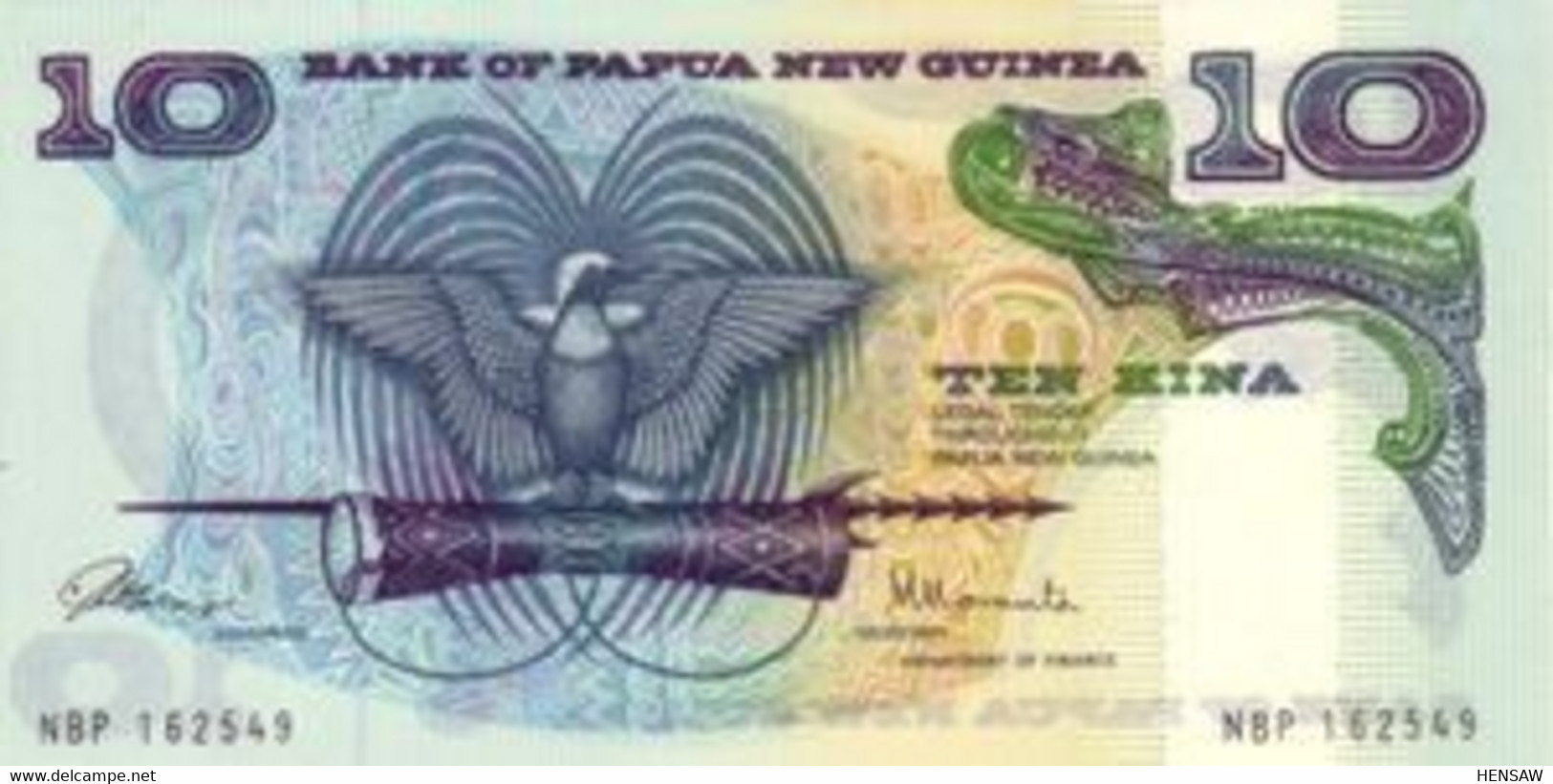 PAPUA NEW GUINEA 10 KINA 1985 P 7 UNC SC NUEVO - Papua New Guinea