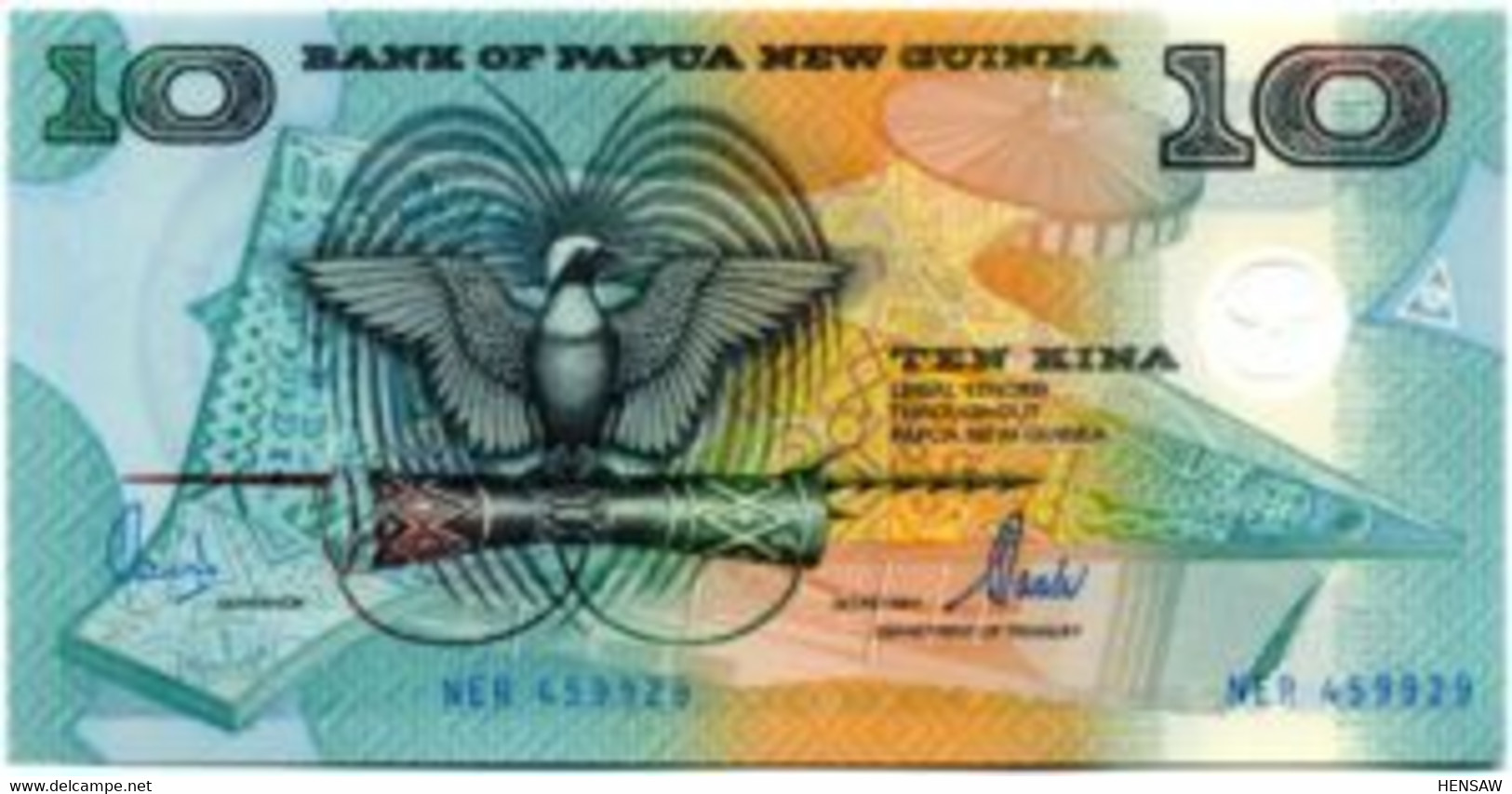 PAPUA NEW GUINEA 10 KINA 2000 P 26 UNC SC NUEVO - Papouasie-Nouvelle-Guinée