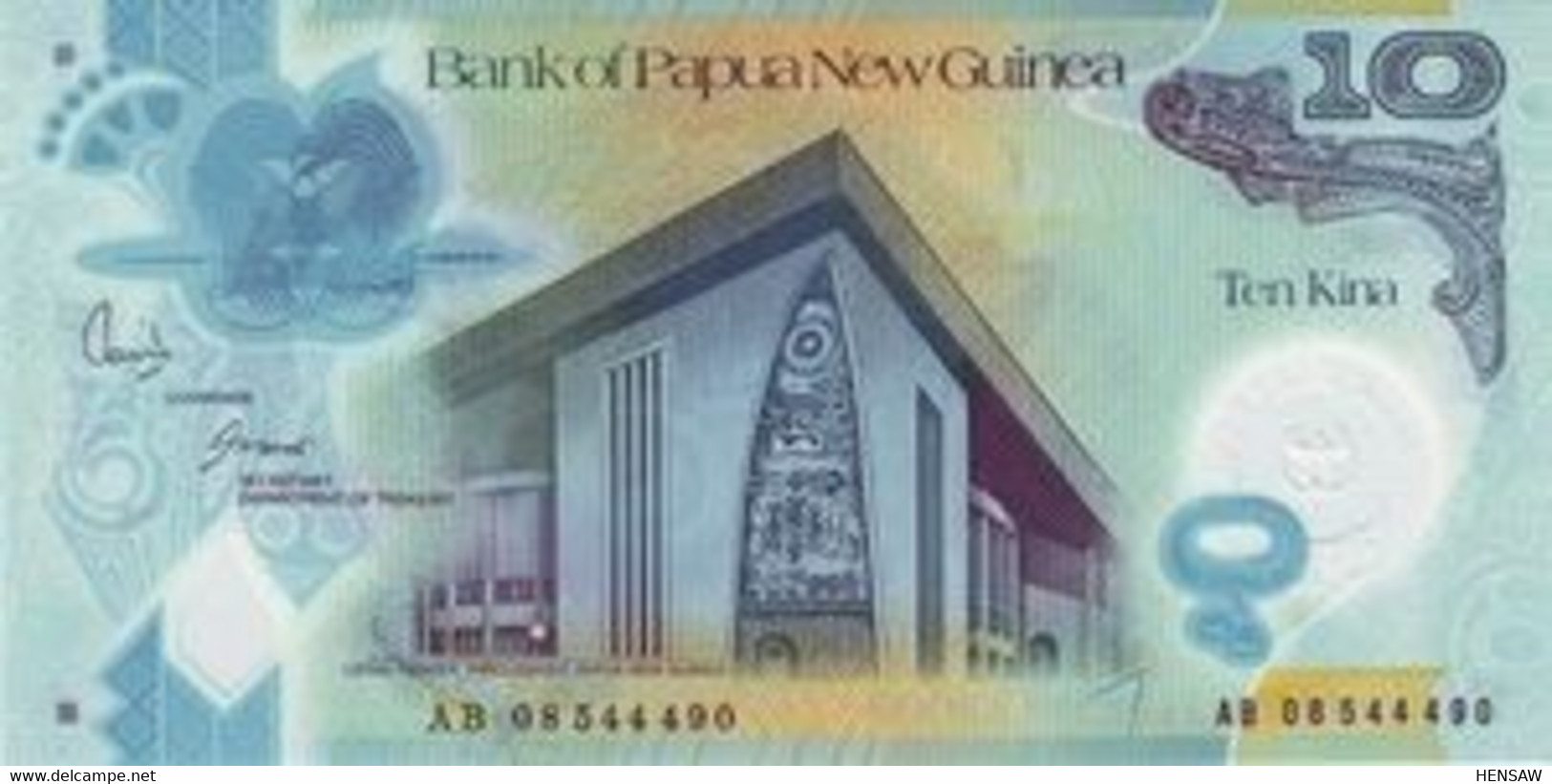 PAPUA NEW GUINEA 10 KINA 2010 P 30 UNC SC NUEVO - Papua New Guinea