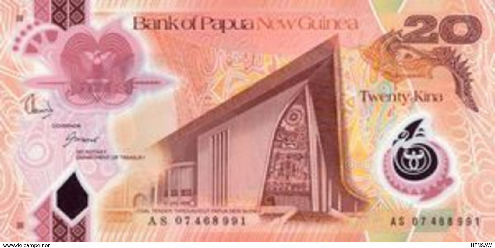 PAPUA NEW GUINEA 20 KINA 2007 P 31 UNC SC NUEVO - Papouasie-Nouvelle-Guinée