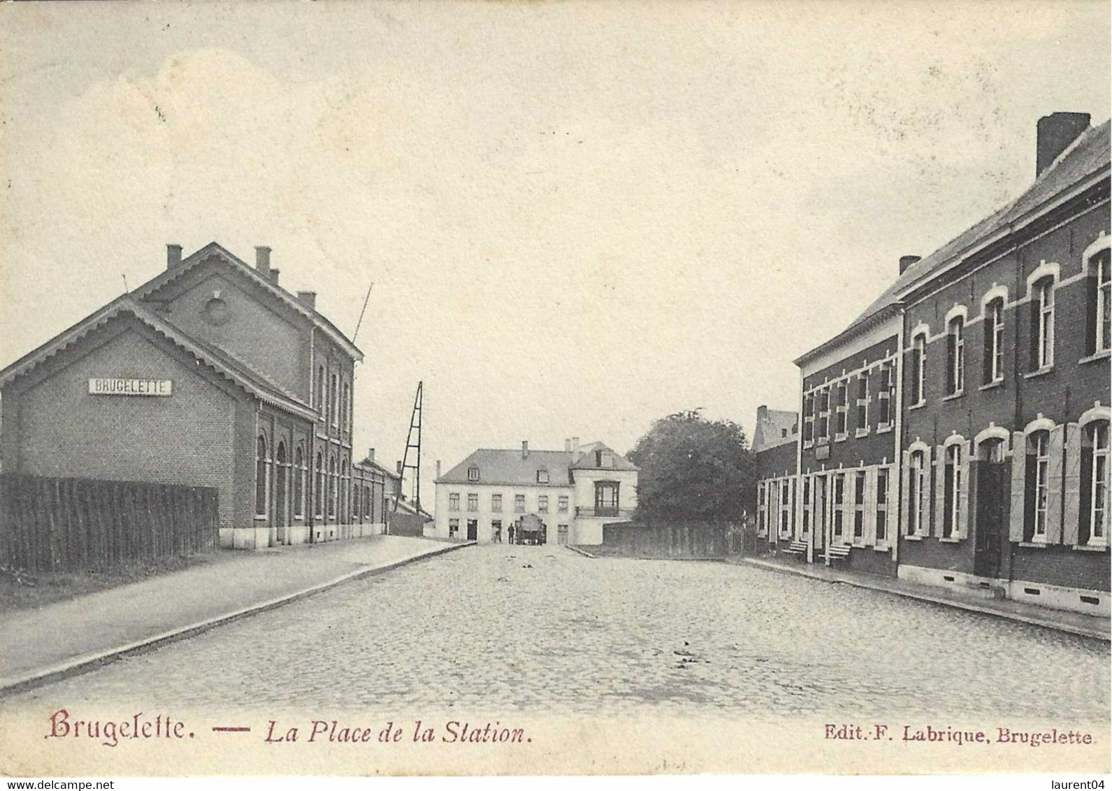 BRUGELETTE.  PLACE DE LA STATION. GARE. - Brugelette