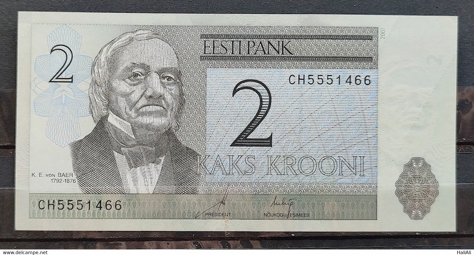 Banknote Estonia 2 Krooni 1466 FE - Estonie