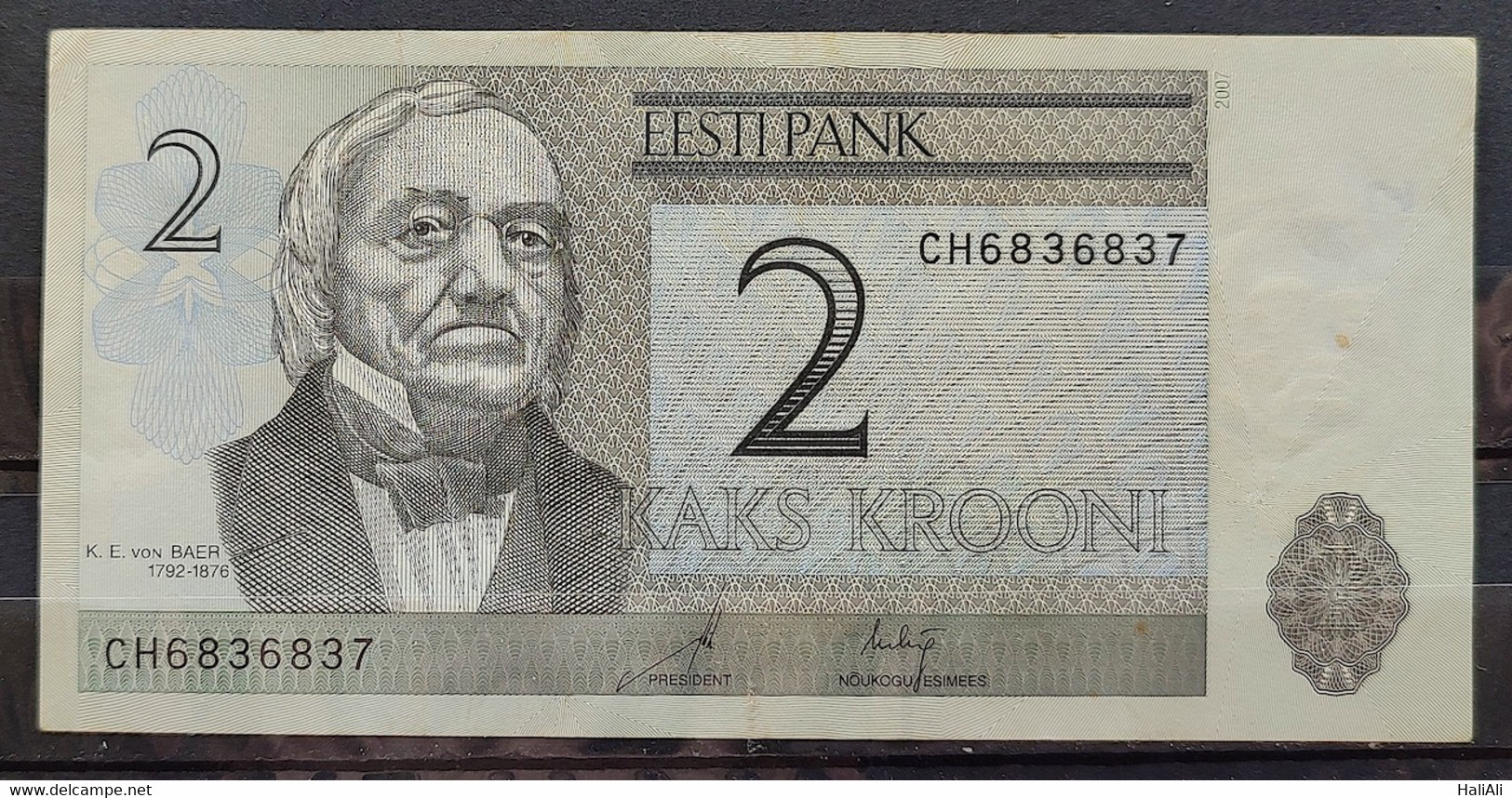 Banknote Estonia 2 Krooni 6837 FE - Estland