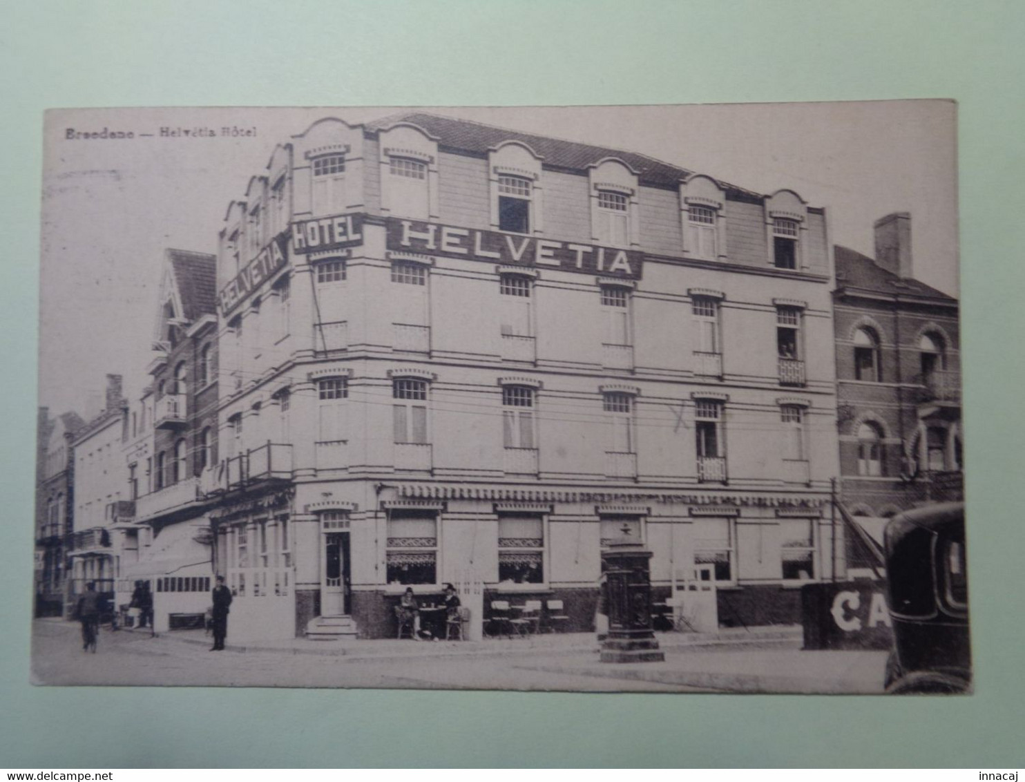 102-12-91             BREEDENE    Helvetia Hôtel  ( Brunâtre ) - Bredene