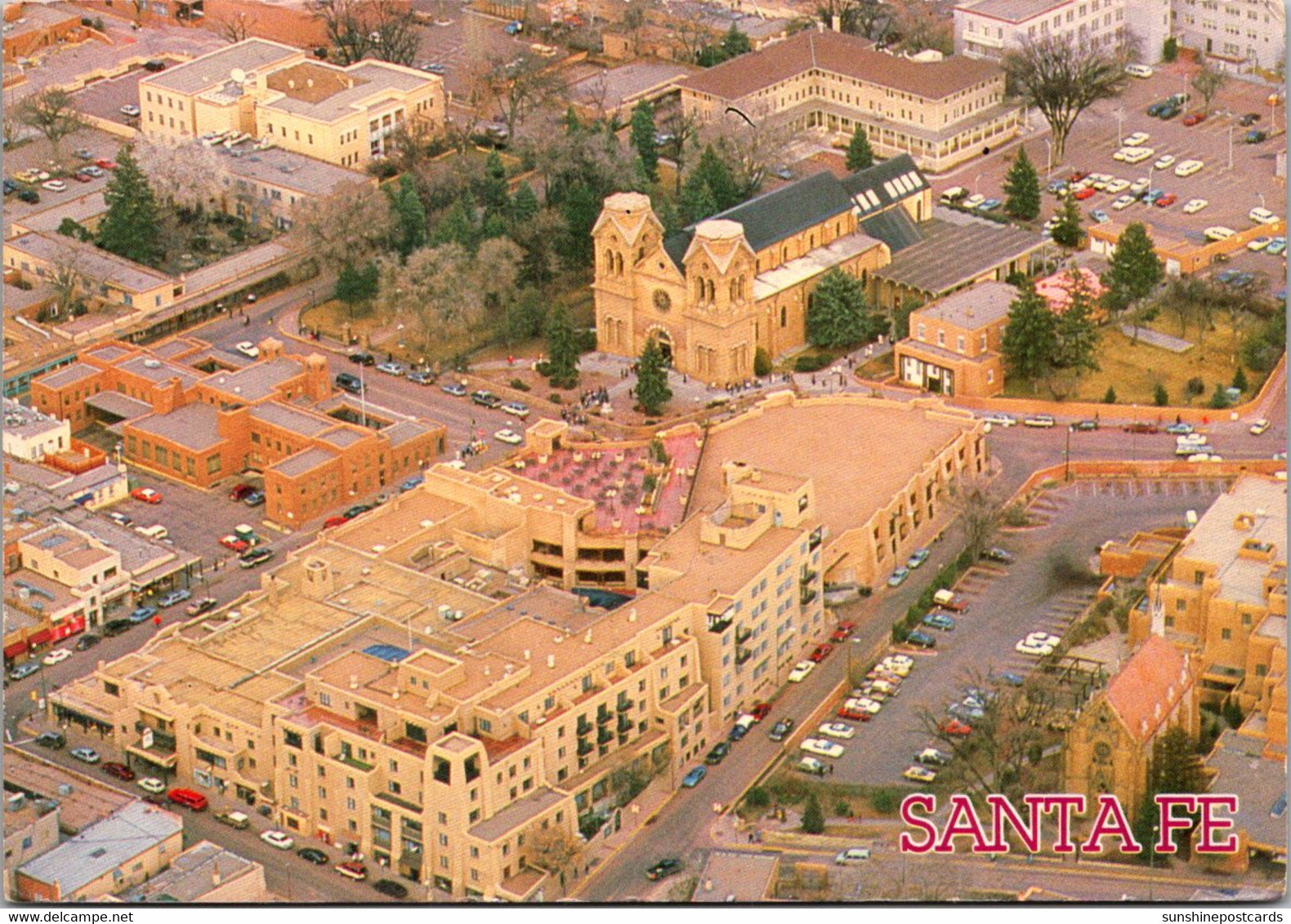 New Mexico Santa Fe Aerial VIew 1992 - Santa Fe