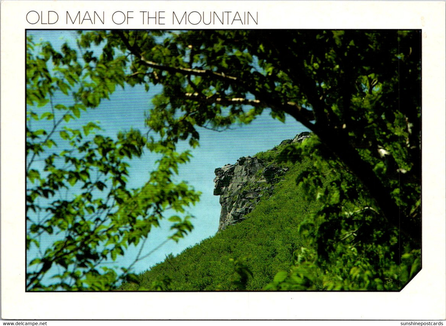 New Hampshire Franconia Notch Old Man Of The Mountain - White Mountains