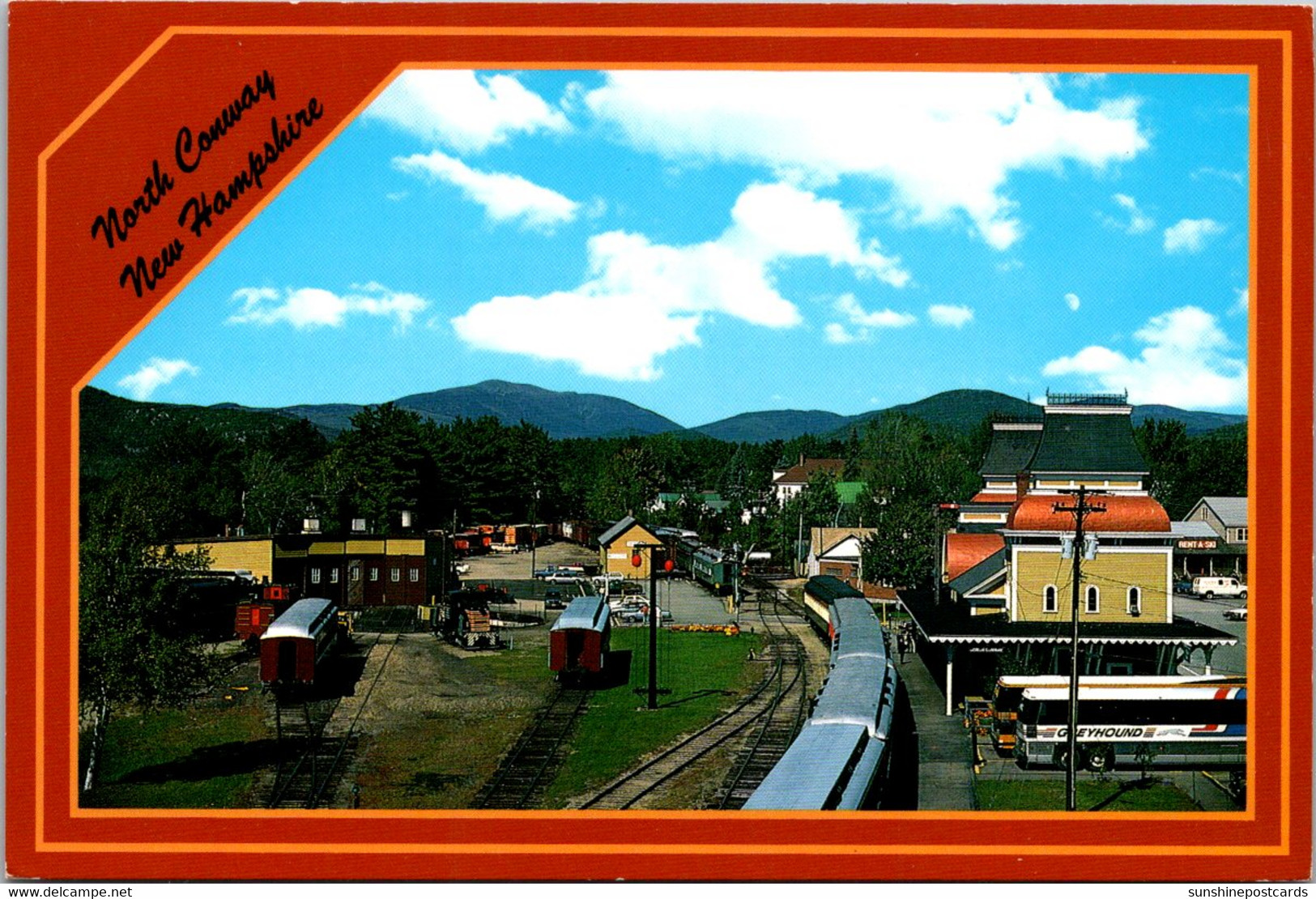 New Hampshire North Conway Passenger Station And Freight Yard - White Mountains