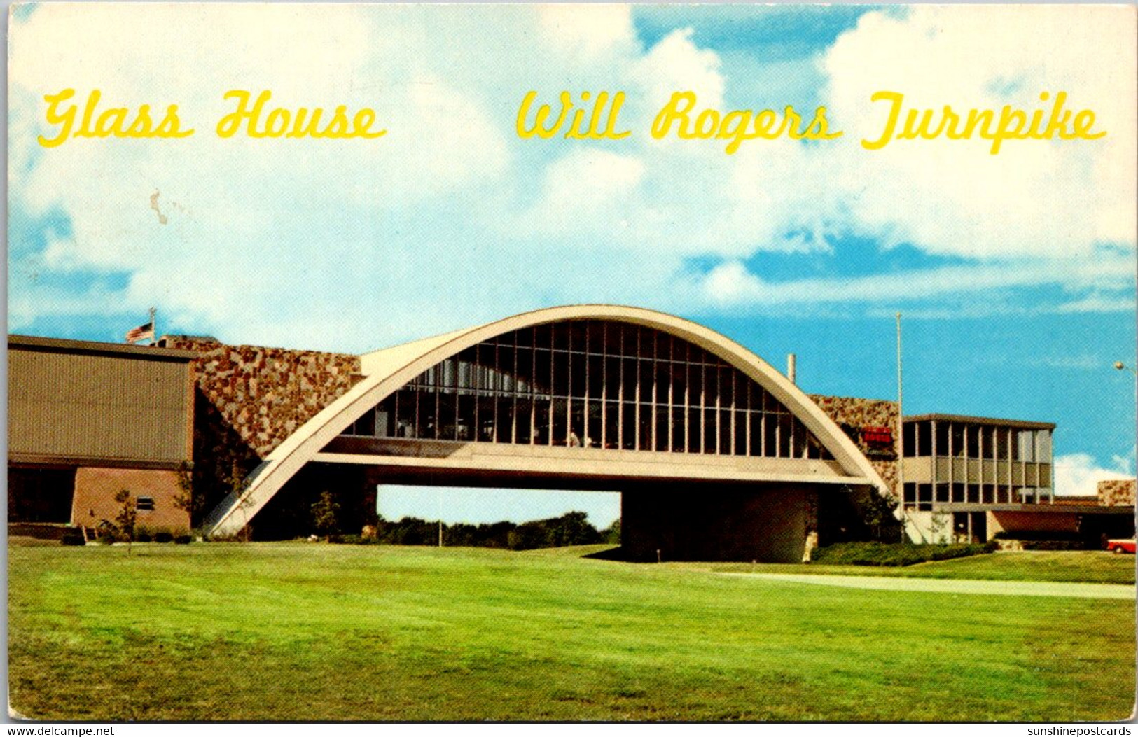 Oklahoma Will Rogers Turnpike Glass House Restaurant At The Midway Point - Andere & Zonder Classificatie