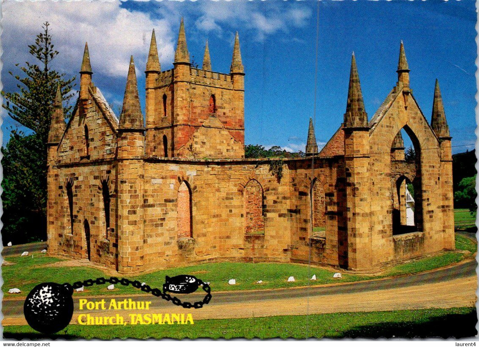 (3 Oø 40) Australia - TAS - Port Arthur Church - Port Arthur