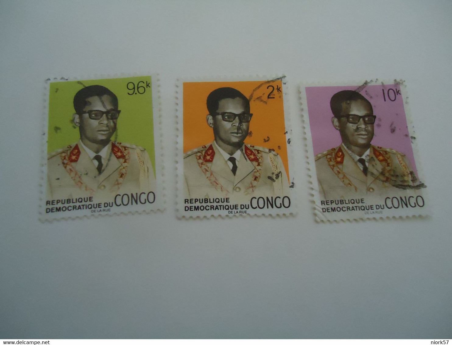 CONGO  REB USED STAMPS   KINGS - Autres & Non Classés