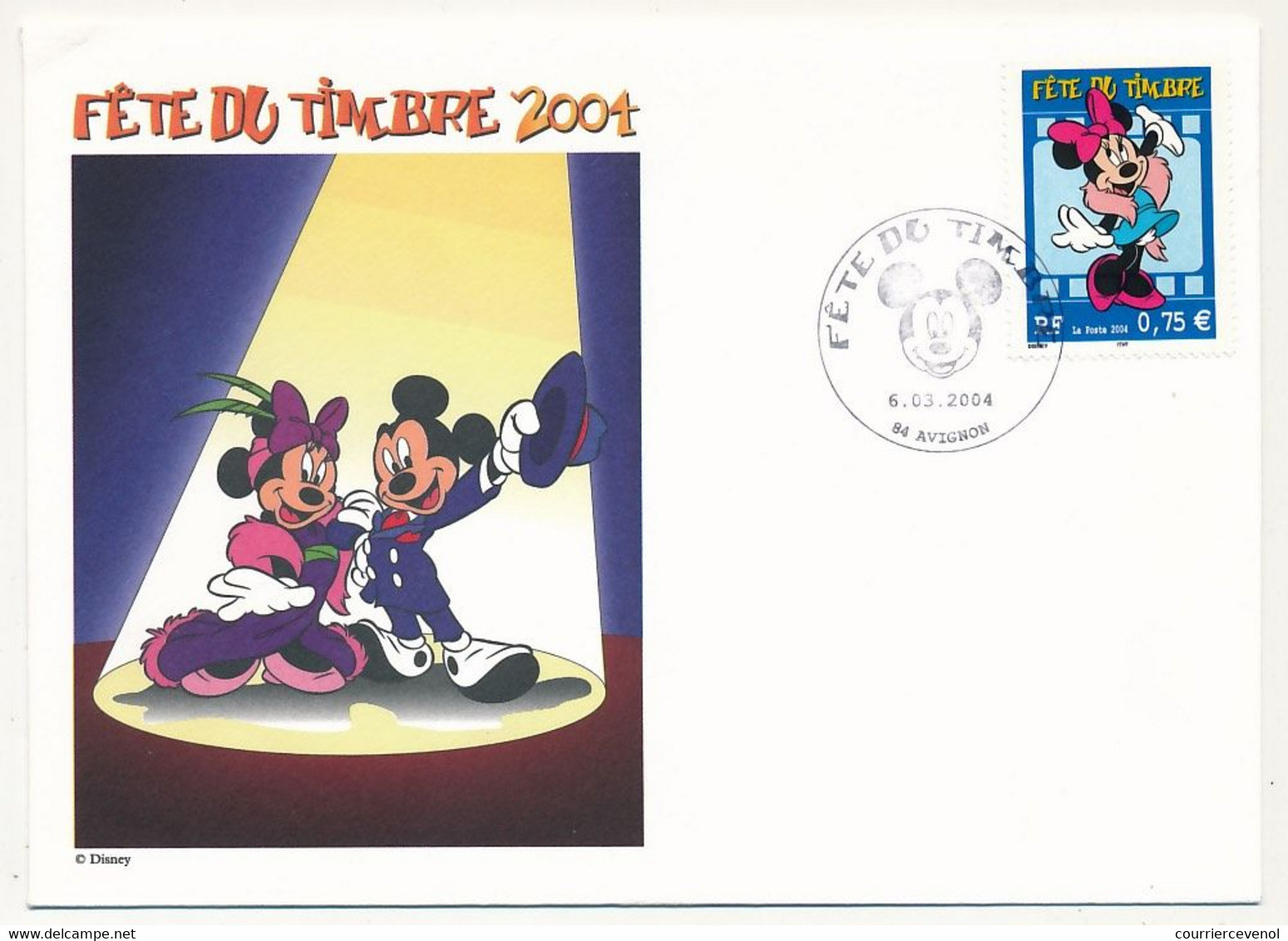 Enveloppe Fédérale - Fête Du Timbre AVIGNON 2004 - Minnie - 6.3.2004 - Storia Postale