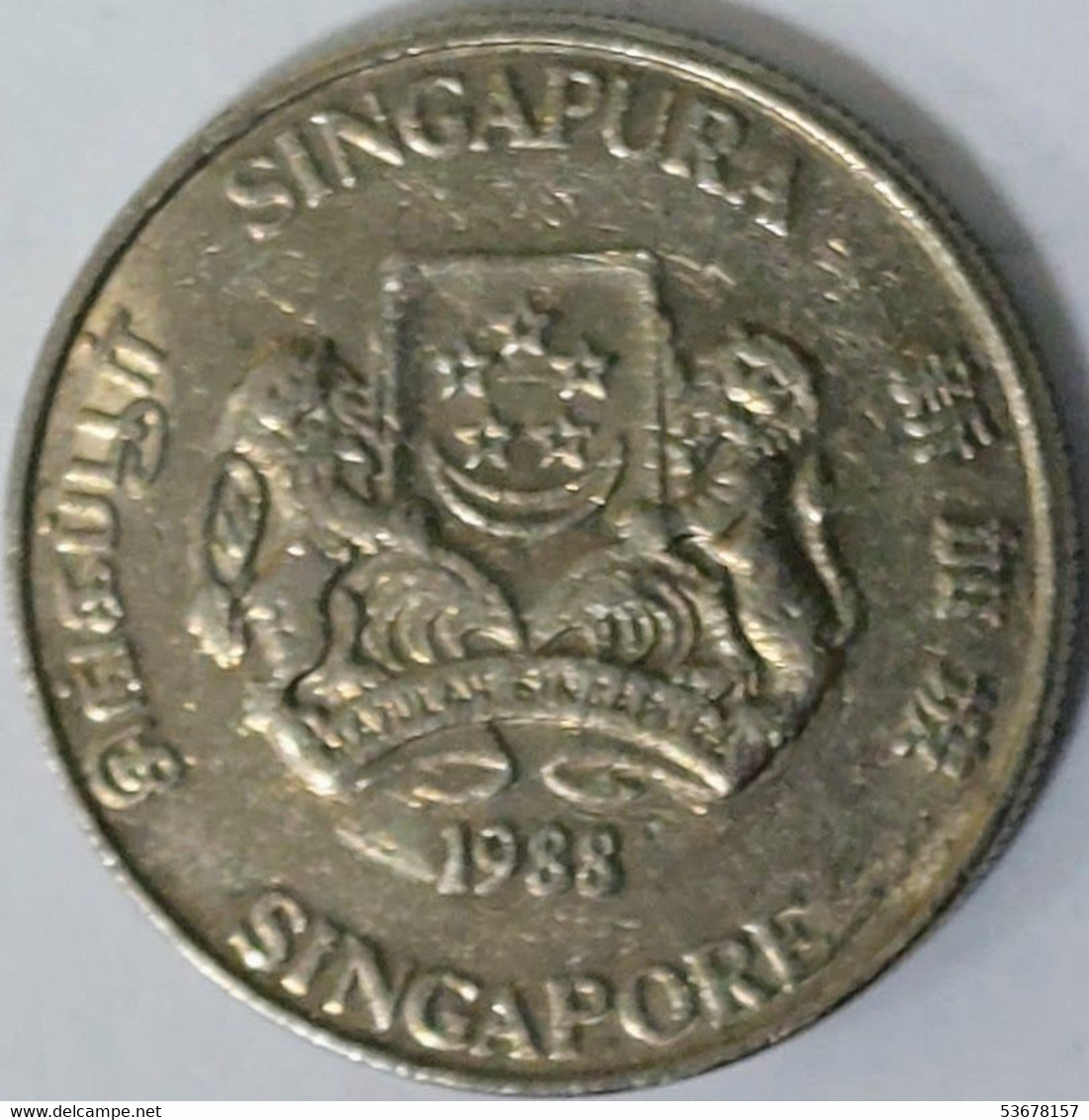 Singapore - 20 Cents 1988, KM# 52 (#1855) - Singapour