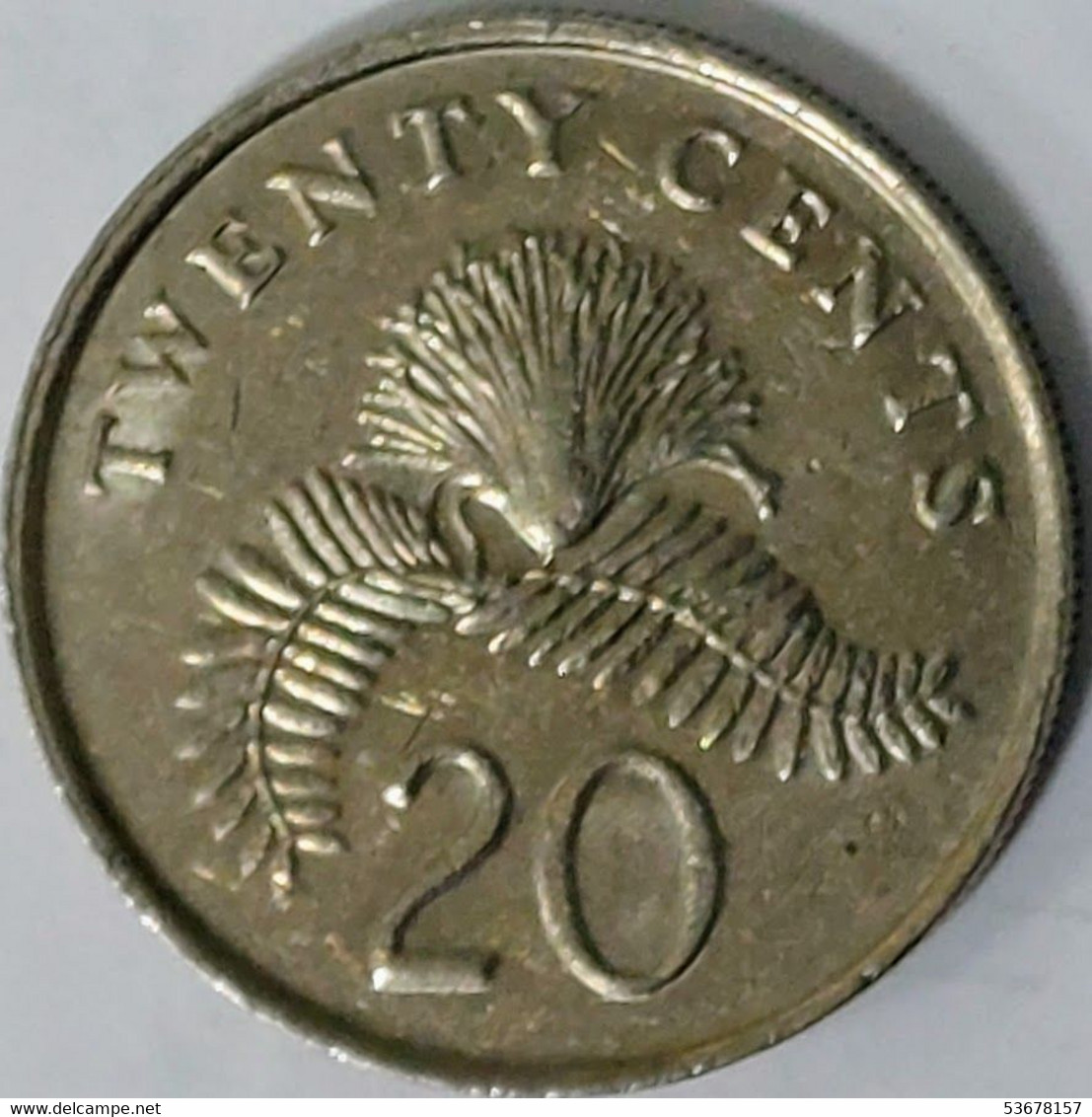 Singapore - 20 Cents 1991, KM# 52 (#1857) - Singapour