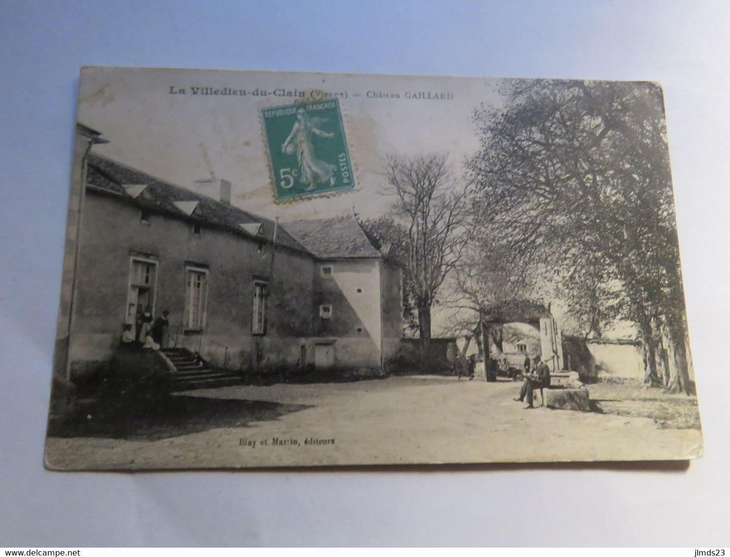 LA VILLEDIEU DU CLAIN, VIENNE, CHATEAU GAILLARD, CPA - La Villedieu Du Clain