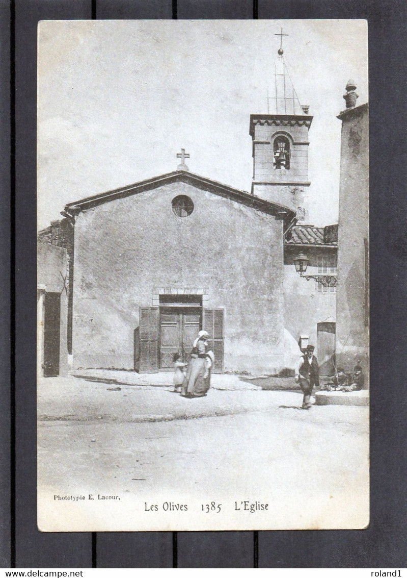 Marseille - Les Olives - L'église.( édit. E.Lacour ). - Quartiers Nord, Le Merlan, Saint Antoine