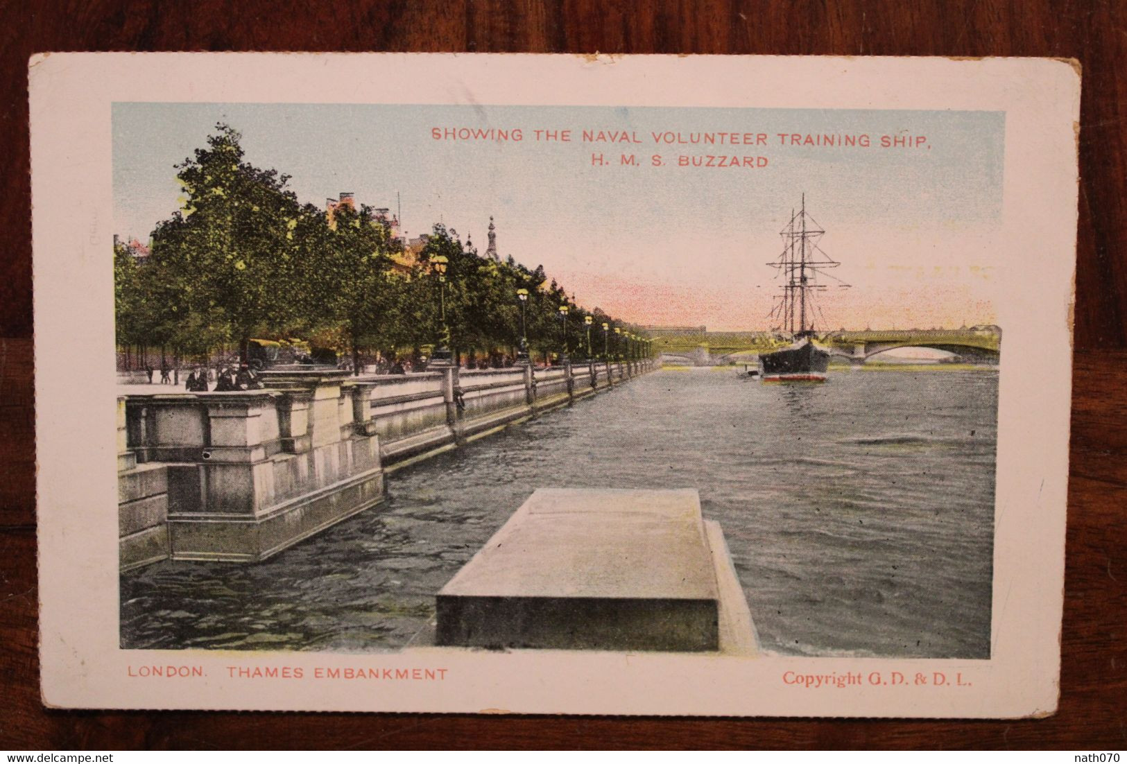 Affr Mixte Taxe Suisse Sur CPA AK UK London Switzerland GB Navy Thames Embankment - Postage Due