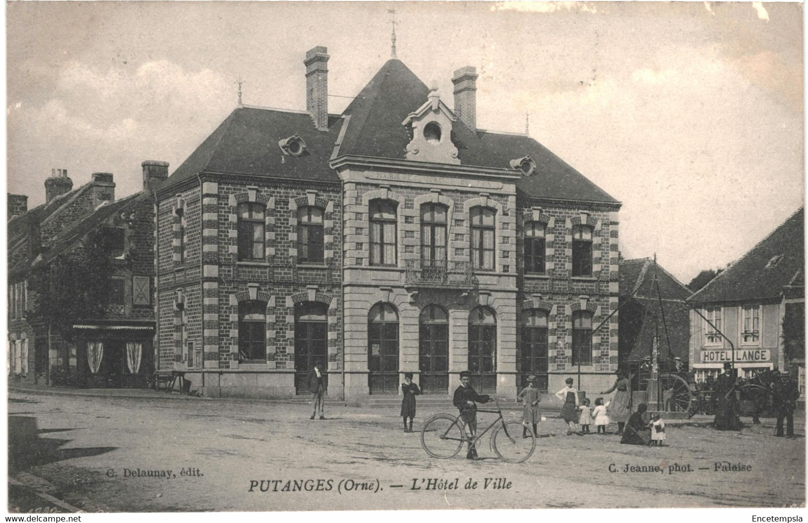 CPA  Carte Postale France Putanges  Hôtel De Ville 1908   VM63599 - Putanges