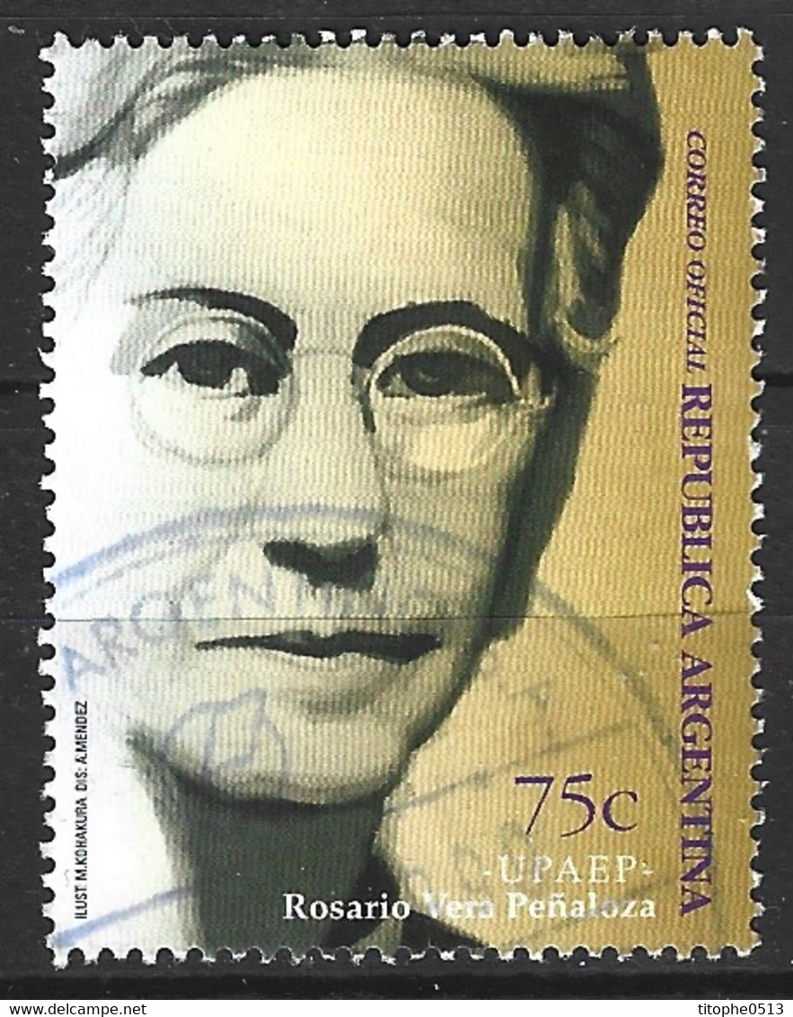 ARGENTINE. N°2088 Oblitéré De 1999. UPAEP/Rosaria Vera Panaloza. - Used Stamps