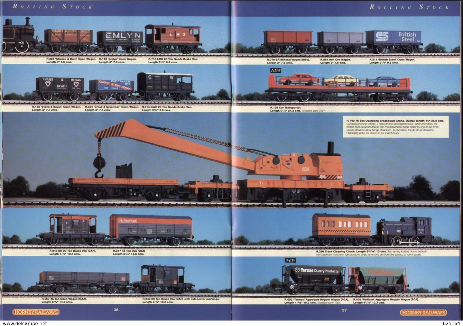 Catalogue HORNBY RAILWAYS 1991 37th Edition OO Gauge - Anglais